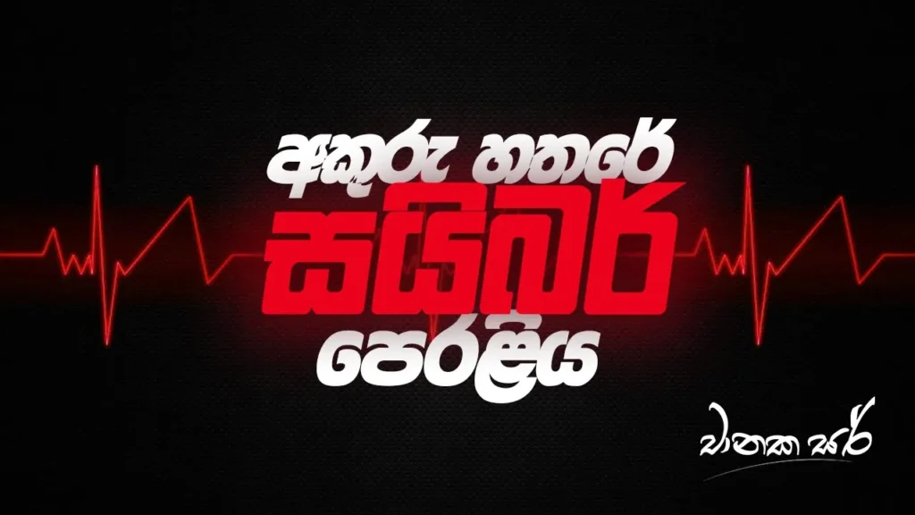 අකුරු හතරේ සයිබර් පෙරළිය | Sinhala with Chanaka Sir